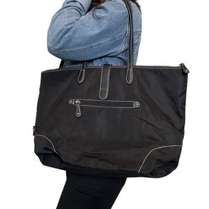 The Lovesac black tote bag